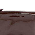 Patent Small Boy Reverso Flap Burgundy