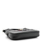 X BALENCIAGA BB Monogram Calfskin Web Mini Jackie 1961 Hobo Black