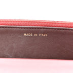 Lambskin Quilted Trendy CC Wallet On Chain WOC Bright Pink