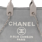 Mixed Fibers Small Deauville Tote Grey