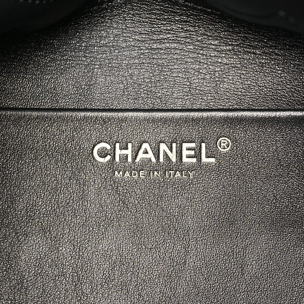 Suede Calfskin Small Souplissimo Maxi Flap Black
