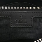 Soft GG Supreme Monogram Web Belt Bag Black Grey