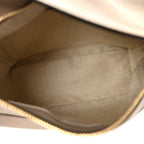 Grained Calfskin Medium Puzzle Bag Sand Mink