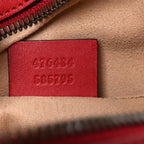 Calfskin Matelasse GG Marmont Belt Bag 105 42 Hibiscus Red