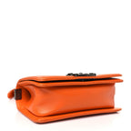 Snakeskin Small Boy Flap Orange