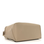 Classic Calfskin Small Puzzle Edge Bag Soft White Paper Craft