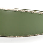 Jacquard Anagram Calfskin Luna Bag Avocado