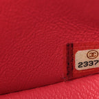 Caviar Quilted Medium Double Flap Pink
