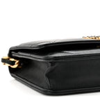 Lambskin Quilted Chanel 19 Wallet On Chain WOC Black
