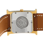 Stainless Steel Epsom 26mm Heure H Hour Quartz Watch Gold