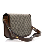 GG Supreme Monogram Horsebit 1955 Shoulder Bag Beige Brown Sugar