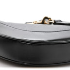 Calfskin Small Jackie Shoulder Bag Black