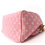 Calfskin Monogram Speedy P9 Bandouliere 40 Pink Sakura