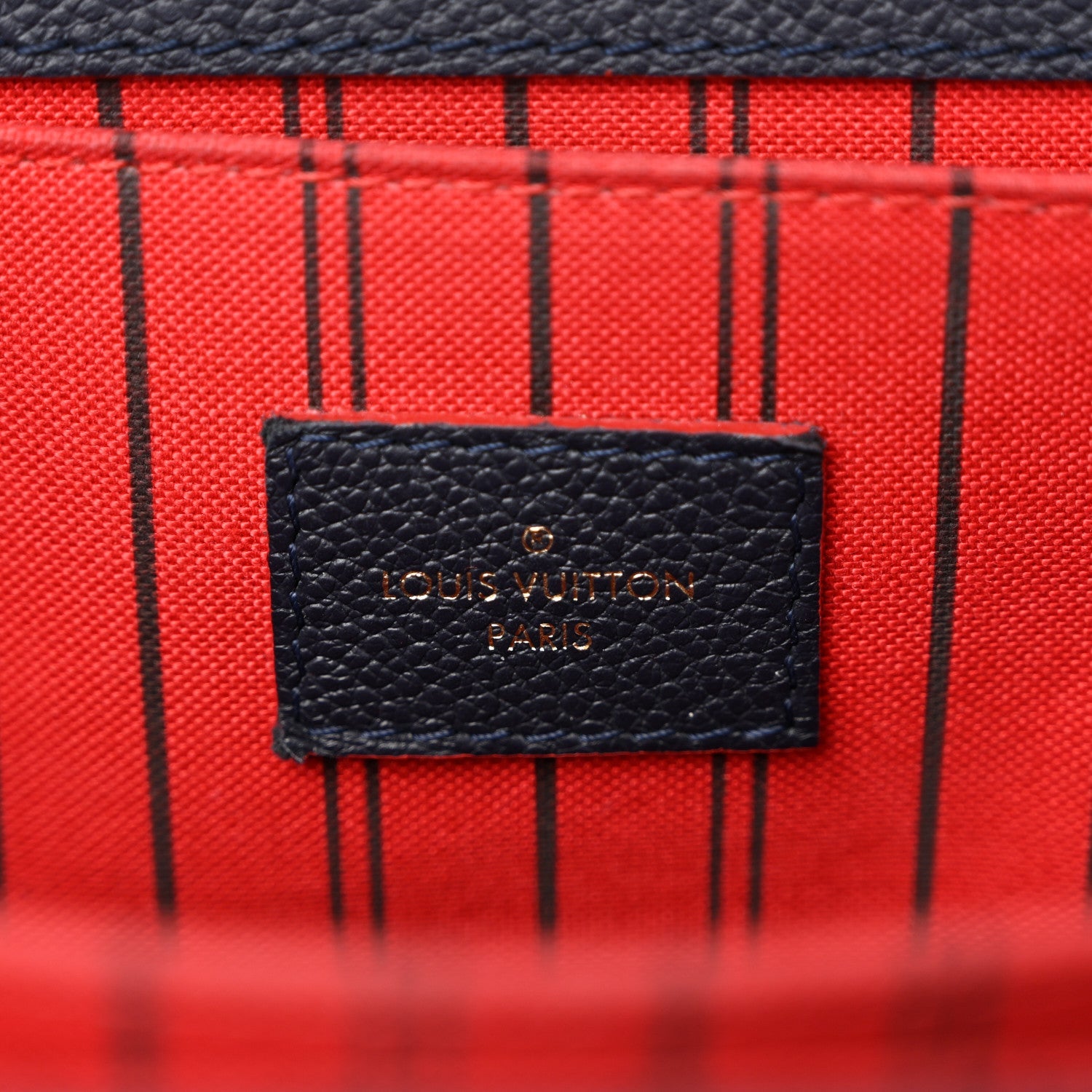 Empreinte Pochette Metis Marine Rouge