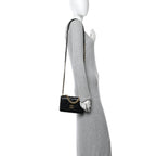 Lambskin Quilted Chanel 19 Wallet On Chain WOC Black