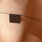 GG Supreme Monogram Web Ophidia Tote Brown
