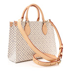 Monogram Damier Calfskin Romance Onthego PM Azure Blue Sand