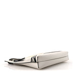 Calfskin Mushroom T Pouch Bag White
