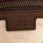 Soft GG Supreme Monogram Medium Ophidia Belt Bag Dark Brown