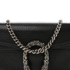 Calfskin Super Mini Dionysus Shoulder Bag Black