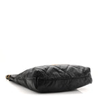 Shiny Calfskin Quilted Small Chanel 22 Black