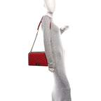 Lambskin Quilted New Medium Boy Flap Red