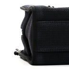 Mixed Fibers Small Deauville Bowling Bag Navy Blue