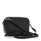 Pebbled Calfskin Small Soho Disco Bag Black