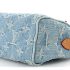 Monogram Denim Nano Speedy Sky Blue