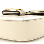 GG Supreme Monogram Web Mini Horsebit 1955 Shoulder Bag Beige Mystic White