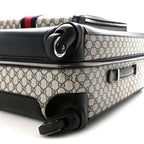 GG Supreme Monogram Web Medium Savoy Trolley Beige Blue