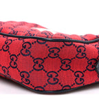 Monogram Multicolor Matelasse Diagonal Small GG Marmont Chain Shoulder Bag Red Blue