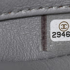 Lambskin Quilted Small Trendy CC Flap Dual Handle Bag Grey