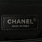 Calfskin Quilted Medium Boy Flap Black