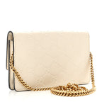 Guccissima Mini Cherry Chain Bag White