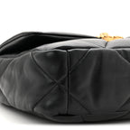 Lambskin Quilted Medium Chanel 19 Flap Black