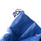 Shiny Calfskin Quilted Chanel 22 Blue