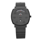 PVD Stainless Steel 38mm Grip Quartz Watch Black