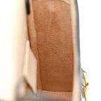 GG Supreme Monogram Azalea Calfskin Mini Horsebit 1955 Crossbody Bag Beige Ebony Mystic White