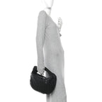 Nappa Intrecciato Teen Jodie Hobo Black
