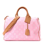 Calfskin Monogram Speedy P9 Bandouliere 40 Candy