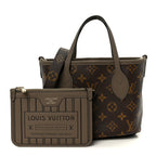 Monogram Neverfull Inside Out Bandouliere BB Dark Fango