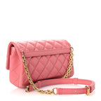Aged Calfskin Quilted 2.55 Reissue Flap Belt Bag Pink