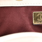 Caviar Quilted Mini Chanel 25 Handbag White