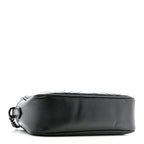 Calfskin Matelasse Monochrome Small GG Marmont Chain Shoulder Bag Black