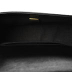 Metallic Glazed Calfskin Small Boy Flap Black Gold