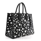 Monogram Kusama Dots Onthego MM Black White