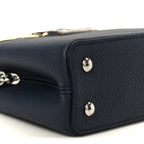 Taurillon Embellished Malletage Crown Mini Capucines Navy