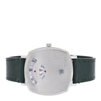 Stainless Steel Calfskin 35mm Grip Quartz Watch Green