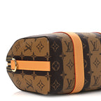 X NIGO Reverse Monogram Stripes City Keepall Bandouliere Brown